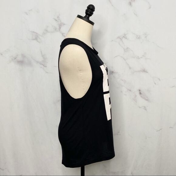 Soulcycle BERK Berkley Muscle Tank Top Black Athleisure Gym Spin Class Size M - Picture 2 of 9
